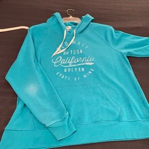 Teal hoodie